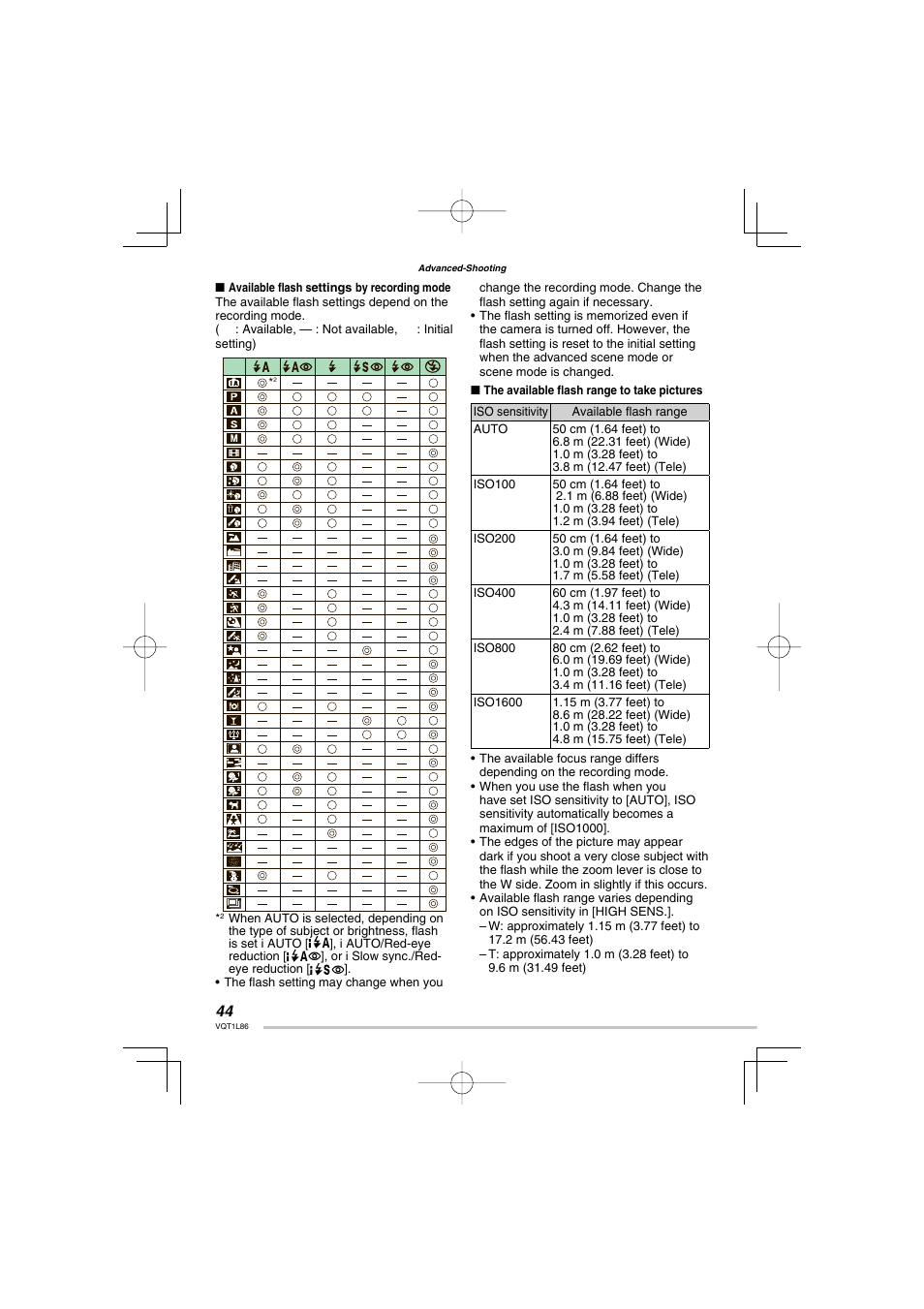 Panasonic DMC-LZ8 User Manual | Page 44 / 140