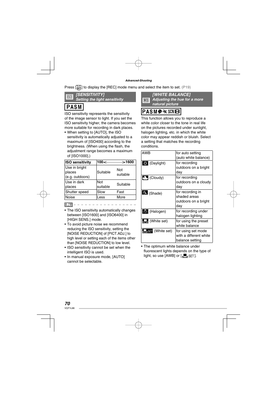Panasonic DMC-LZ8 User Manual | Page 70 / 140