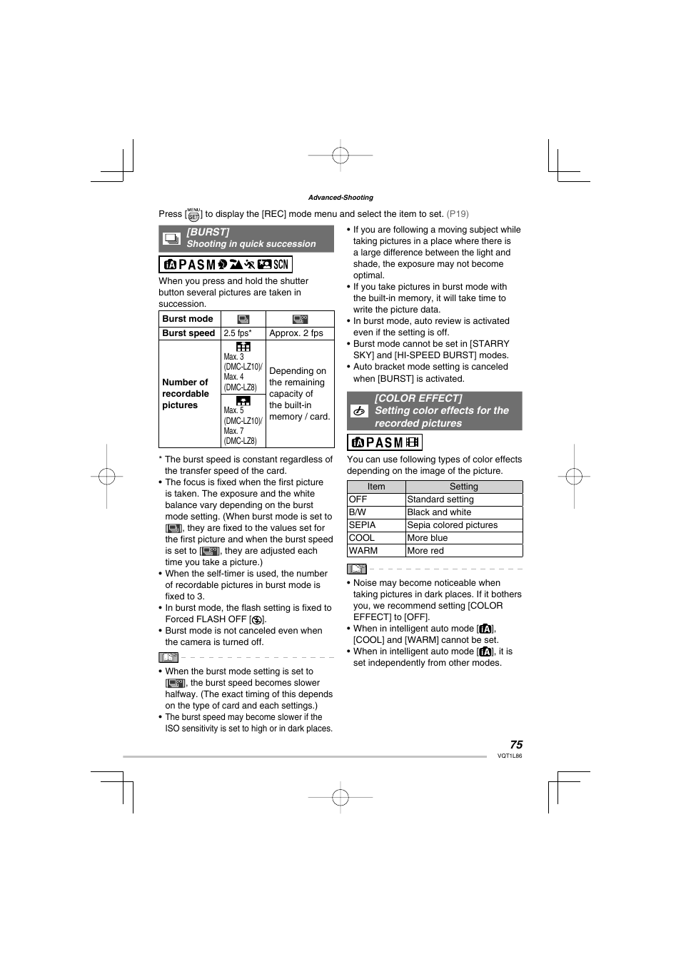 Panasonic DMC-LZ8 User Manual | Page 75 / 140