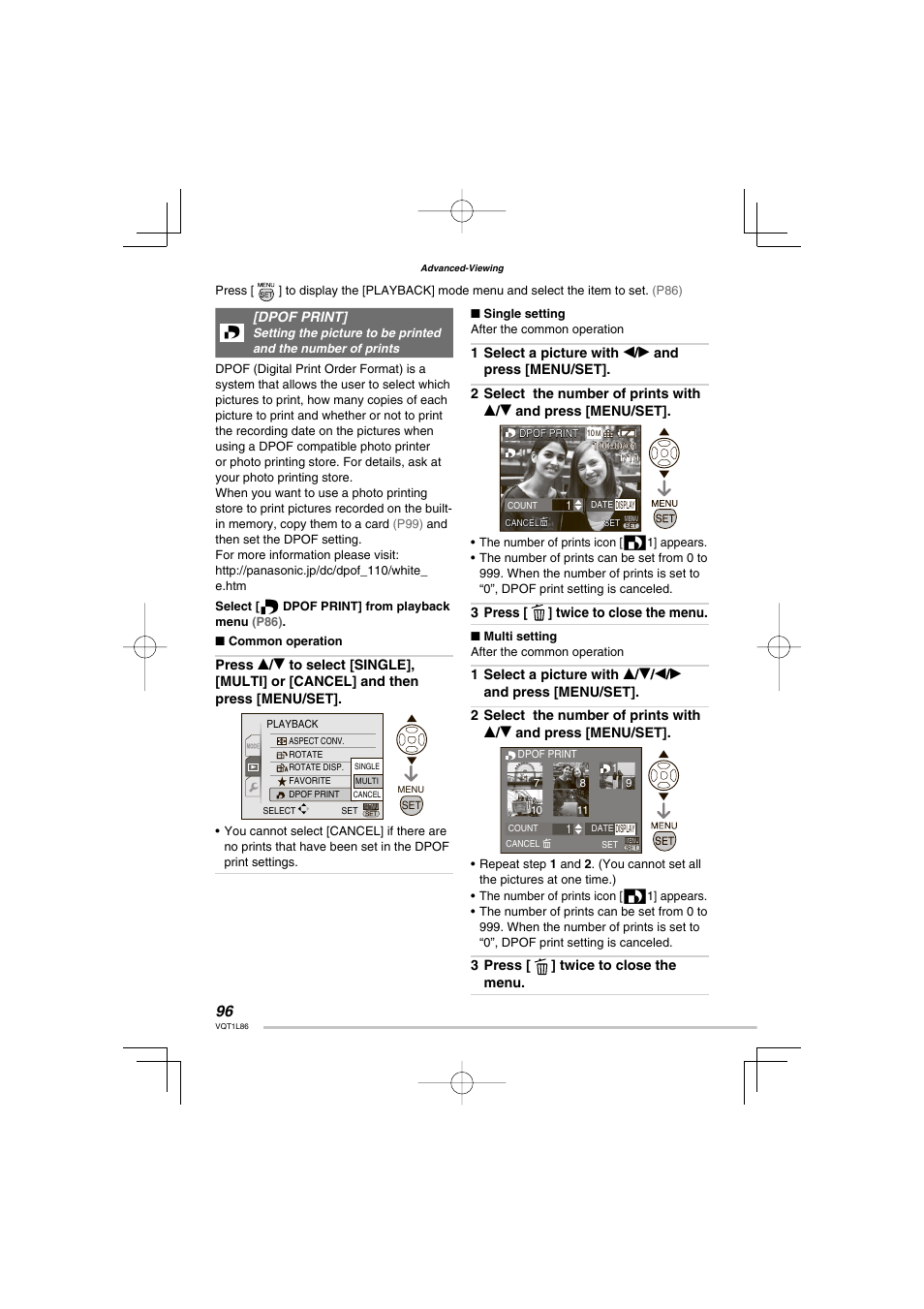 Panasonic DMC-LZ8 User Manual | Page 96 / 140