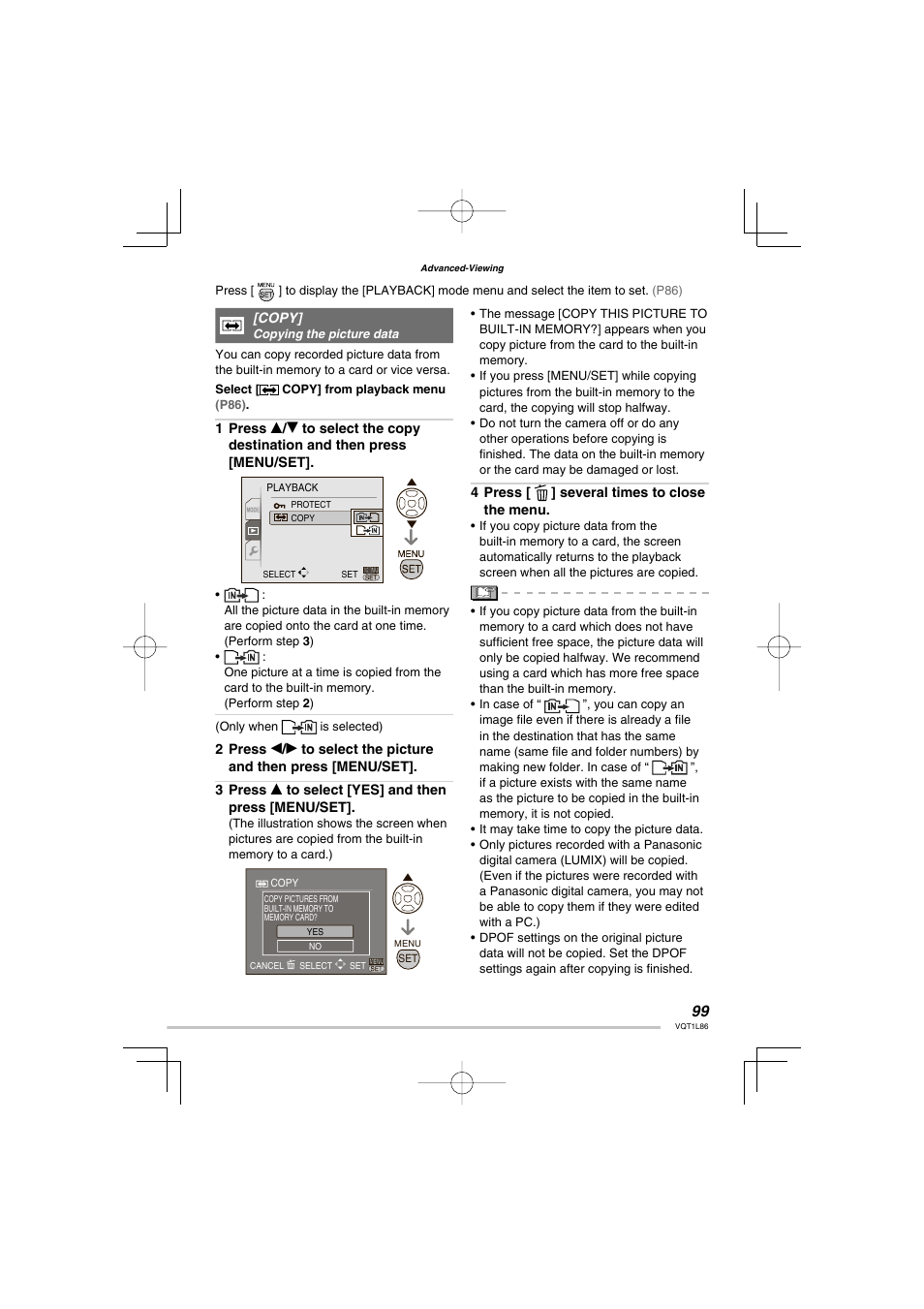Panasonic DMC-LZ8 User Manual | Page 99 / 140