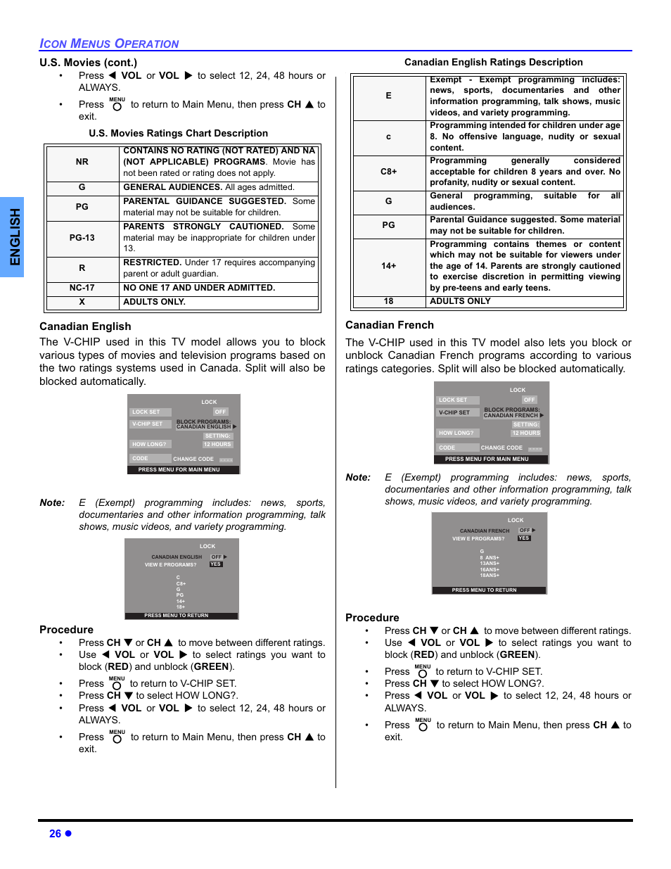 English | Panasonic PT-50DL54X User Manual | Page 28 / 112