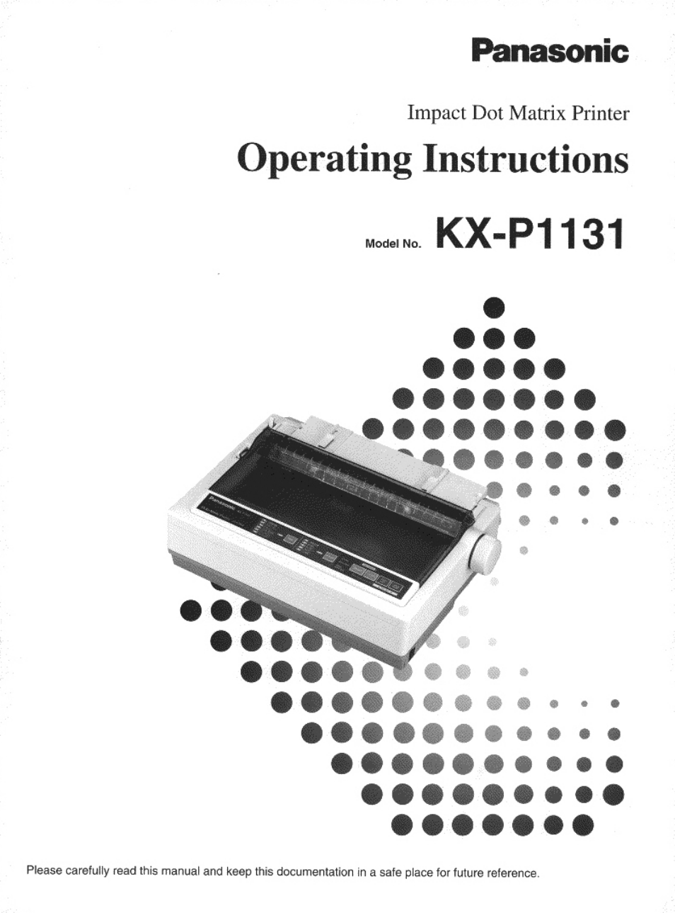 Panasonic KX-P 1131 User Manual | 44 pages