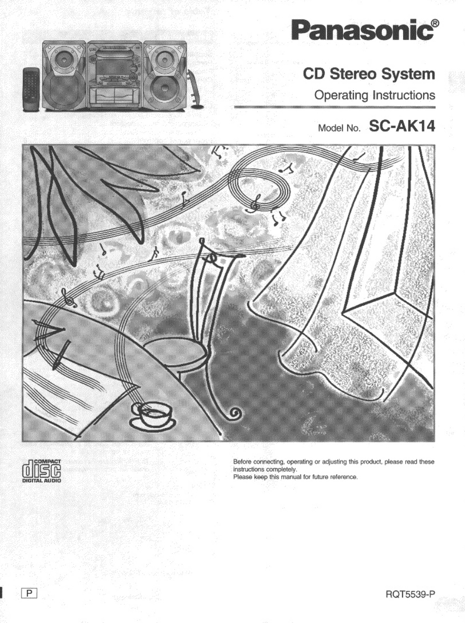 Panasonic SC-AK14 User Manual | 32 pages