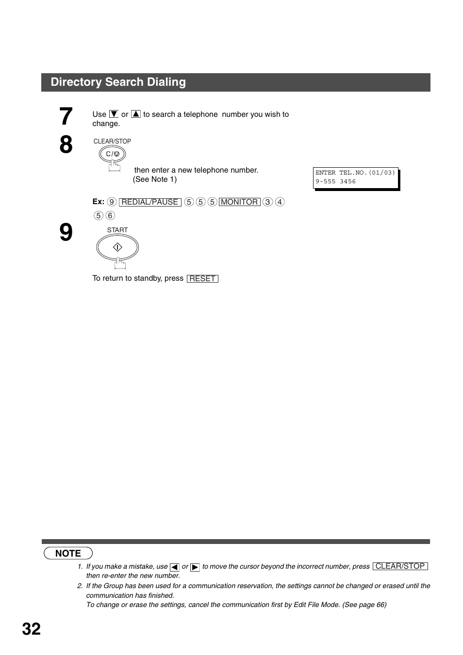 Programming your machine, Directory search dialing | Panasonic DP-135FP User Manual | Page 32 / 114