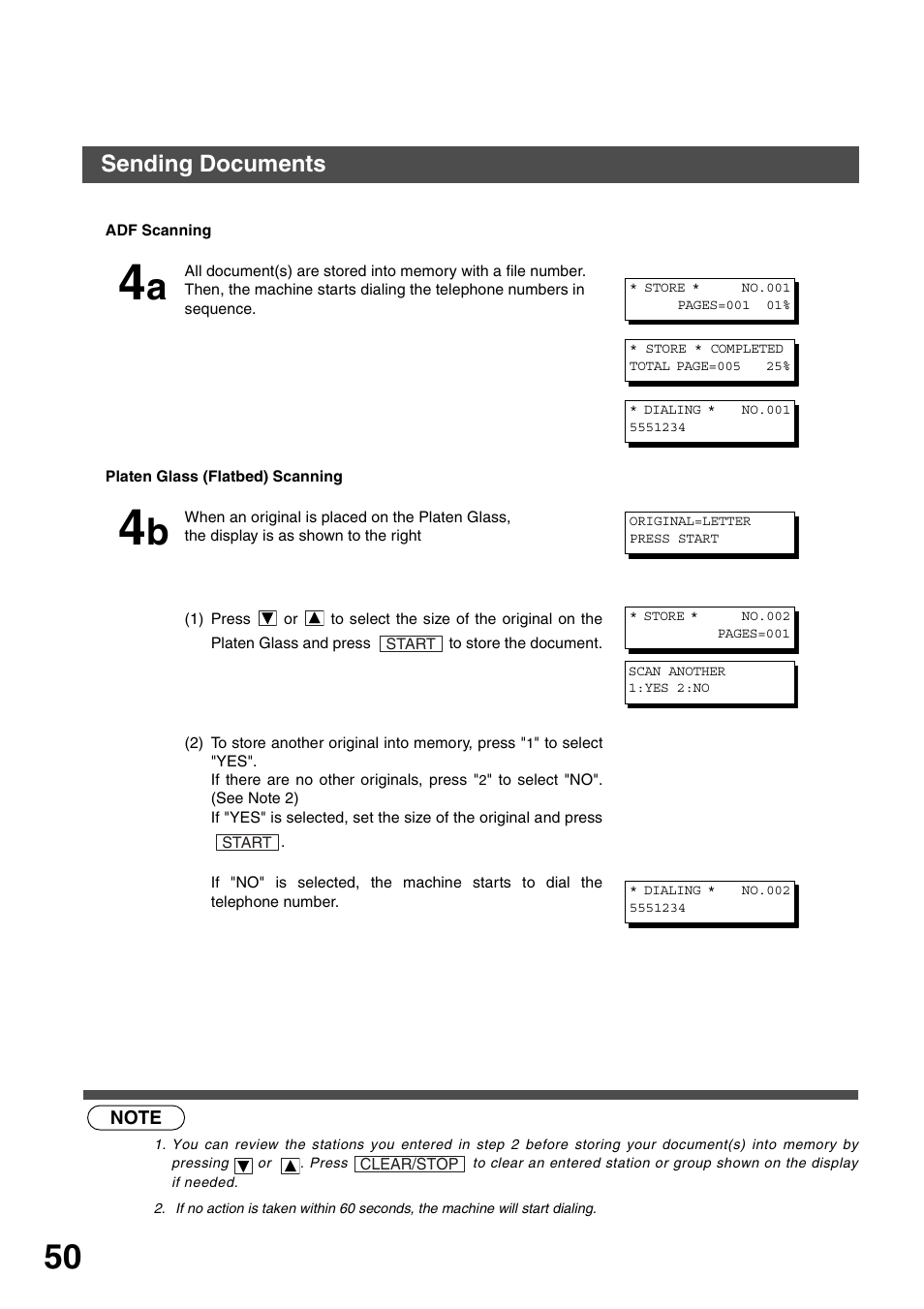 Sending documents | Panasonic DP-135FP User Manual | Page 50 / 114