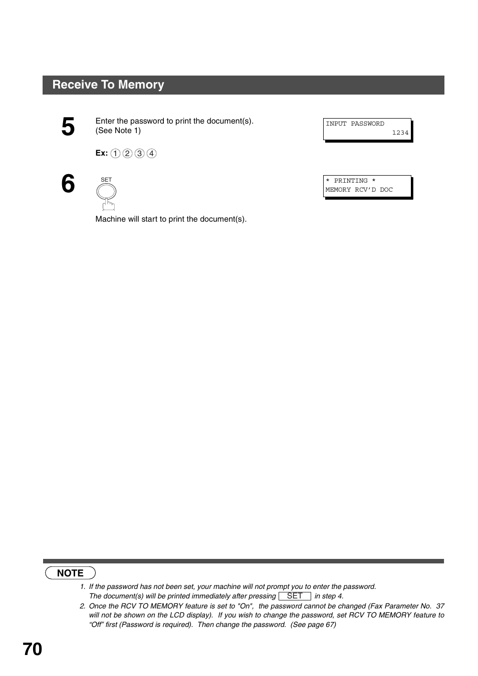 Advanced features | Panasonic DP-135FP User Manual | Page 70 / 114