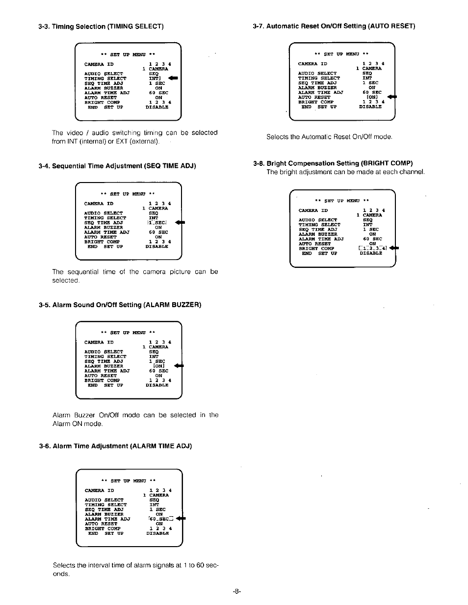 Panasonic WV-CM143 User Manual | Page 10 / 22