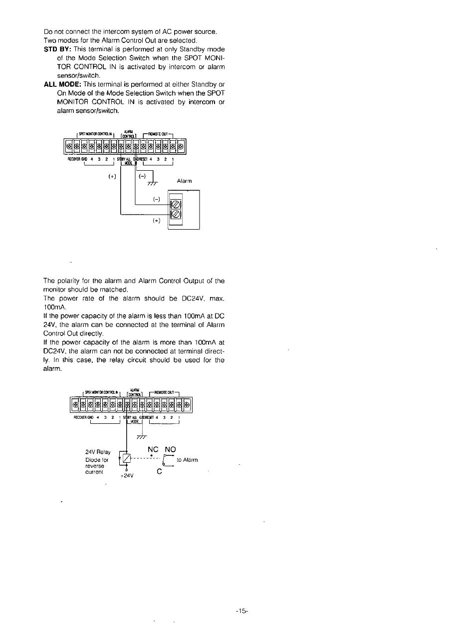 Panasonic WV-CM143 User Manual | Page 17 / 22