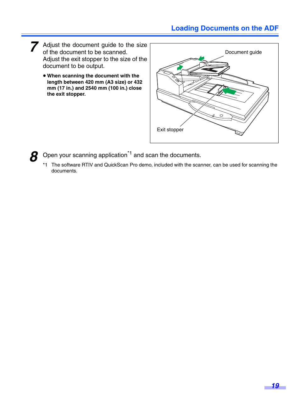 Panasonic KV-S7075C User Manual | Page 19 / 53