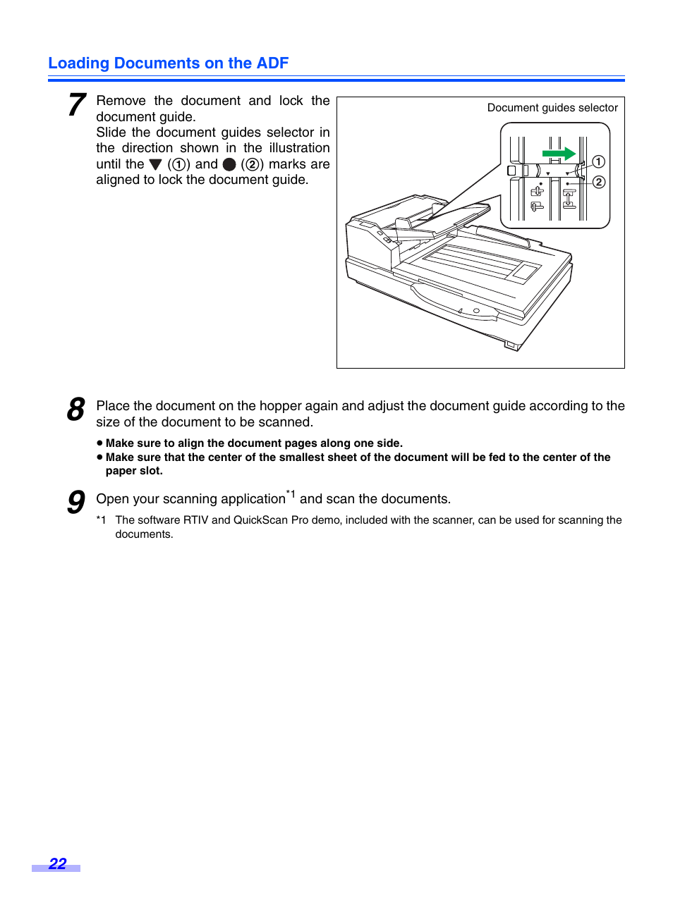 Panasonic KV-S7075C User Manual | Page 22 / 53