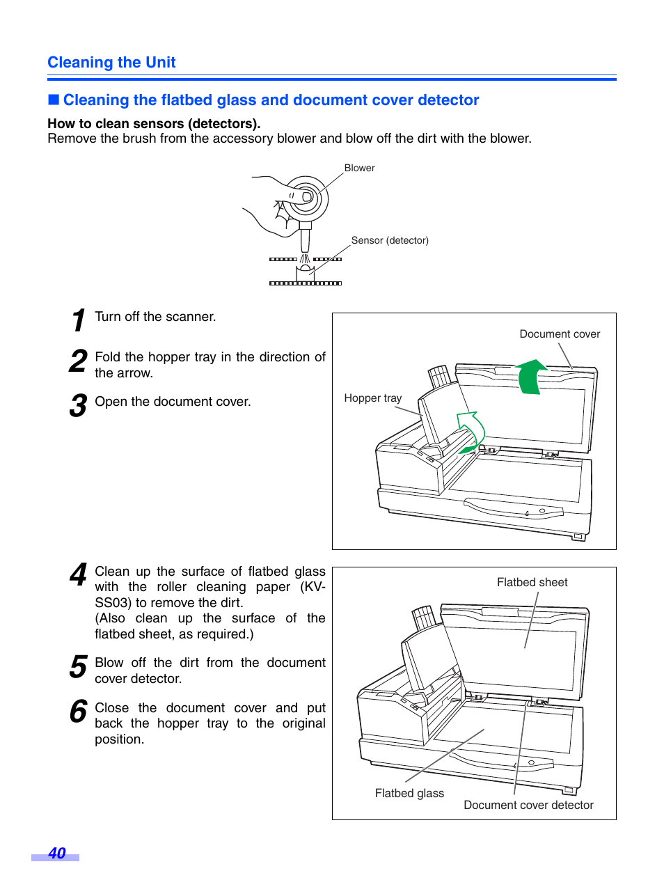 Panasonic KV-S7075C User Manual | Page 40 / 53