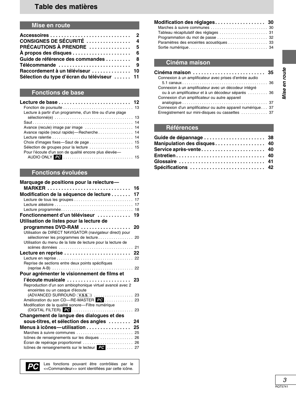 Panasonic DVD-H2000 User Manual | Page 49 / 88