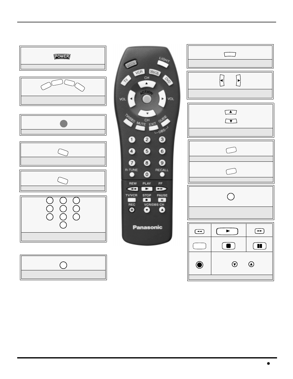 Instalacion de pilas en el control remoto, Operación del control remoto, Instalación de pilas en el control remoto | Panasonic CT-2017 User Manual | Page 47 / 72