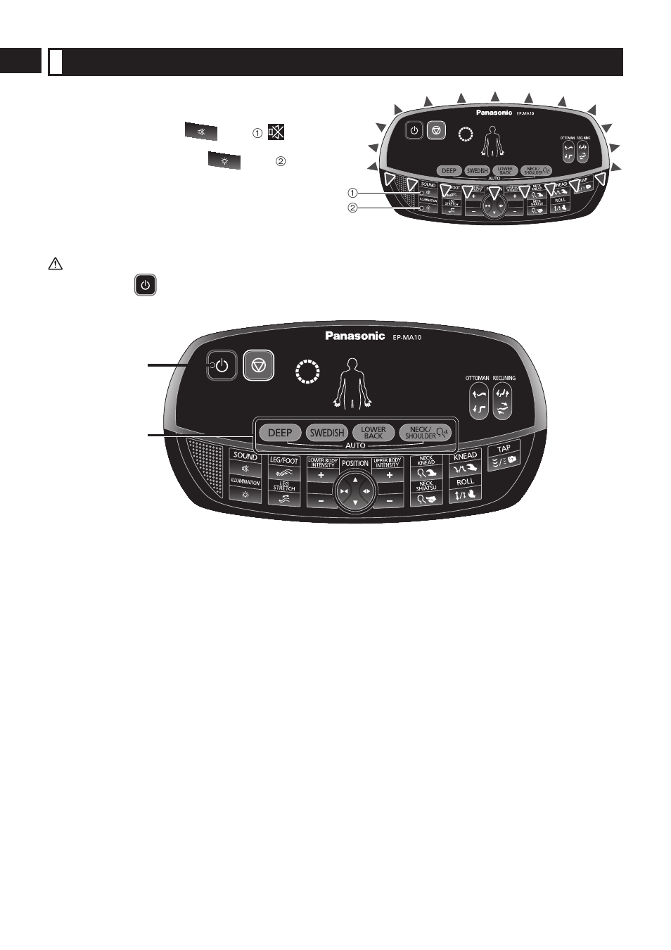 Selecting a menu and starting the massage | Panasonic EP-MA10 User Manual | Page 18 / 27