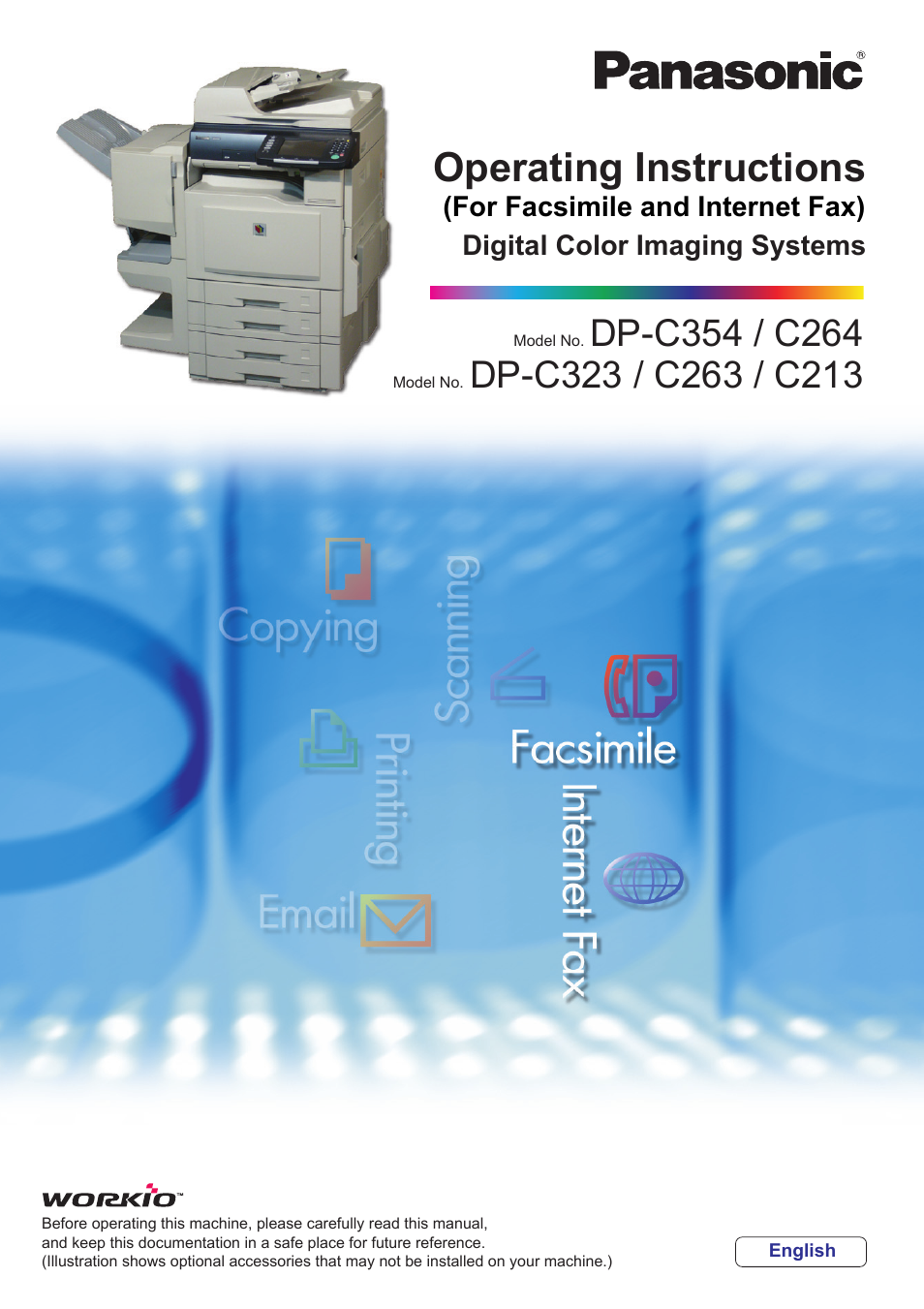 Panasonic DP-C354 User Manual | 220 pages