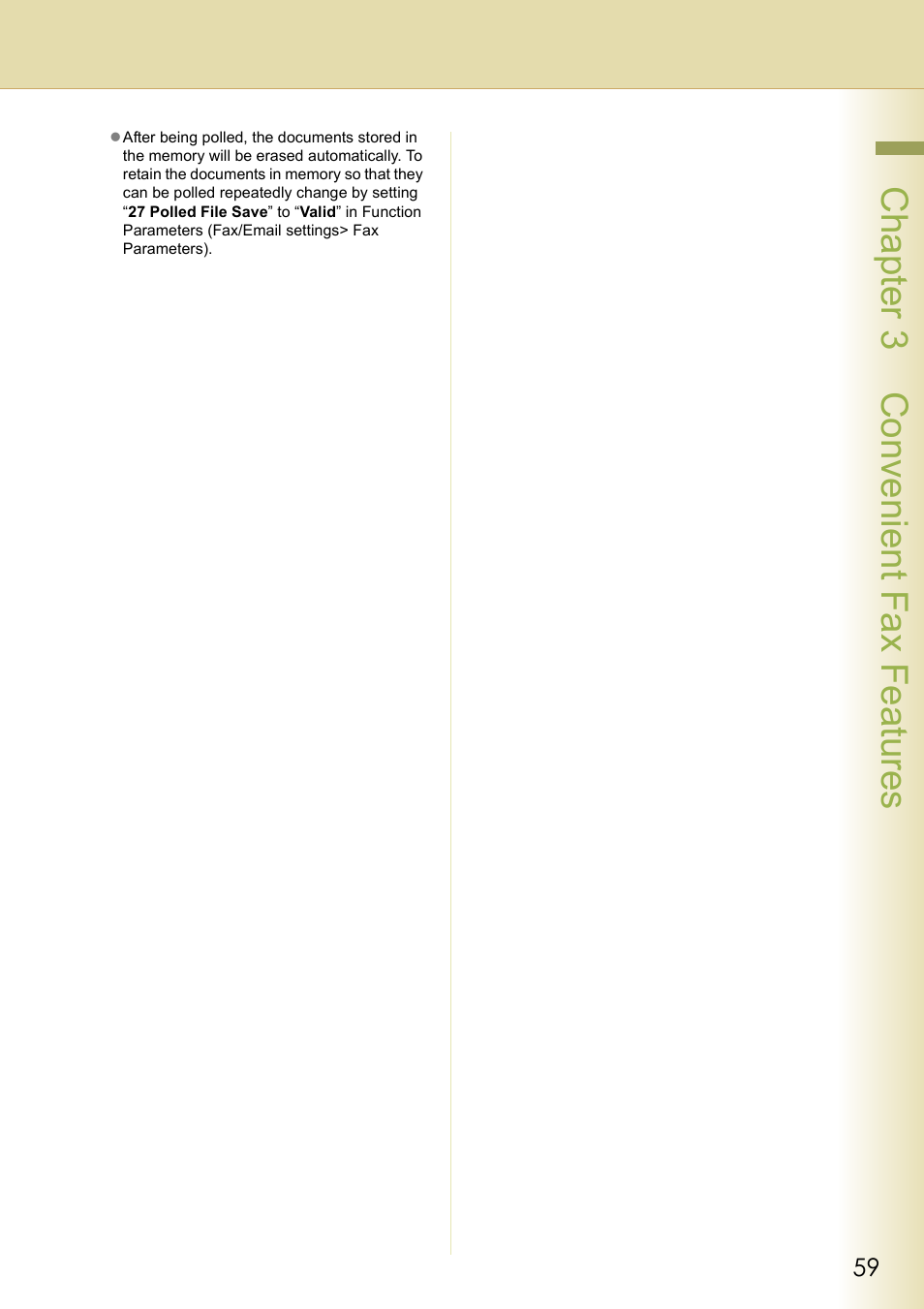 Chapter 3 convenient fax f eatures | Panasonic DP-C354 User Manual | Page 59 / 220