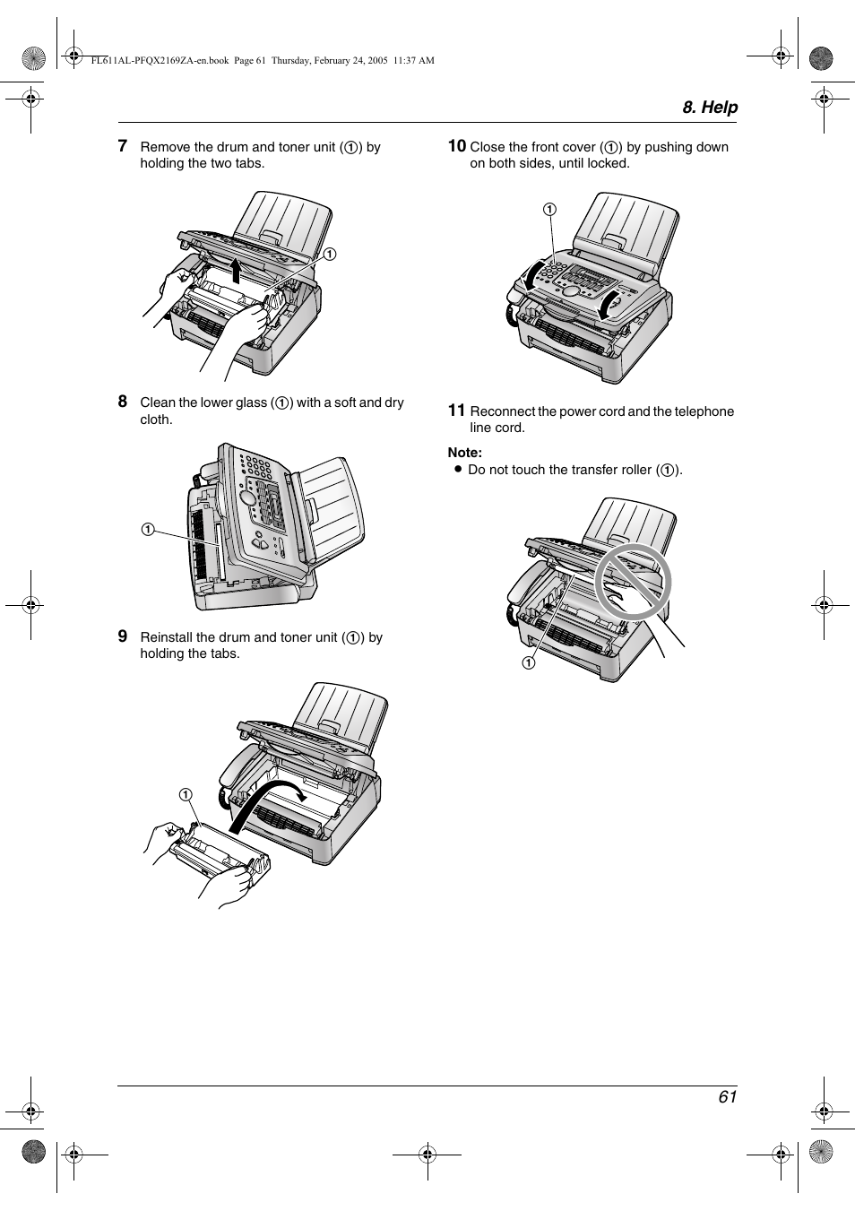 Panasonic KX-FL611AL User Manual | Page 63 / 70