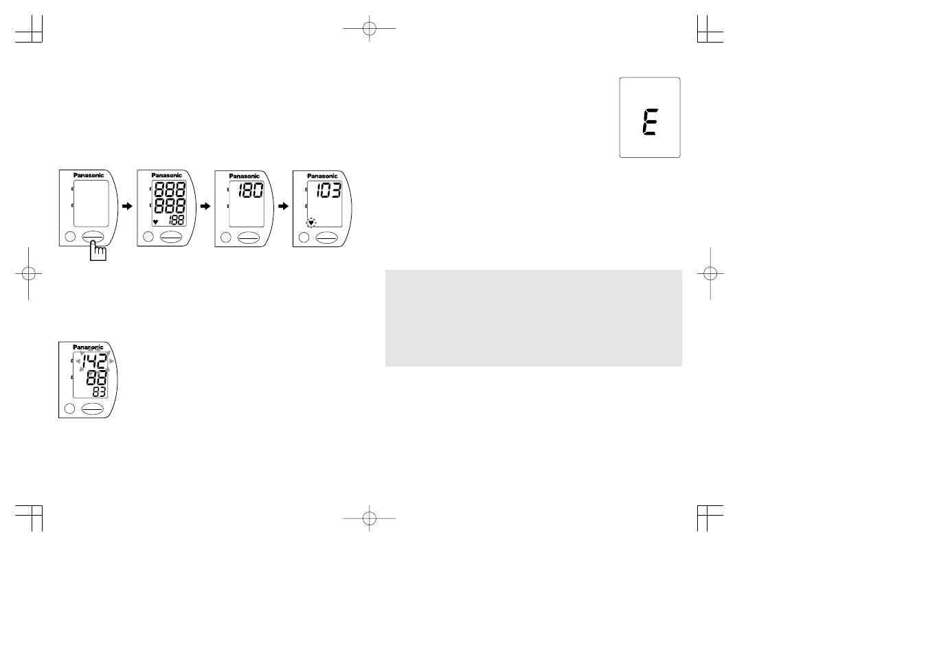 Measuring your blood pressure | Panasonic EW3002 User Manual | Page 7 / 21