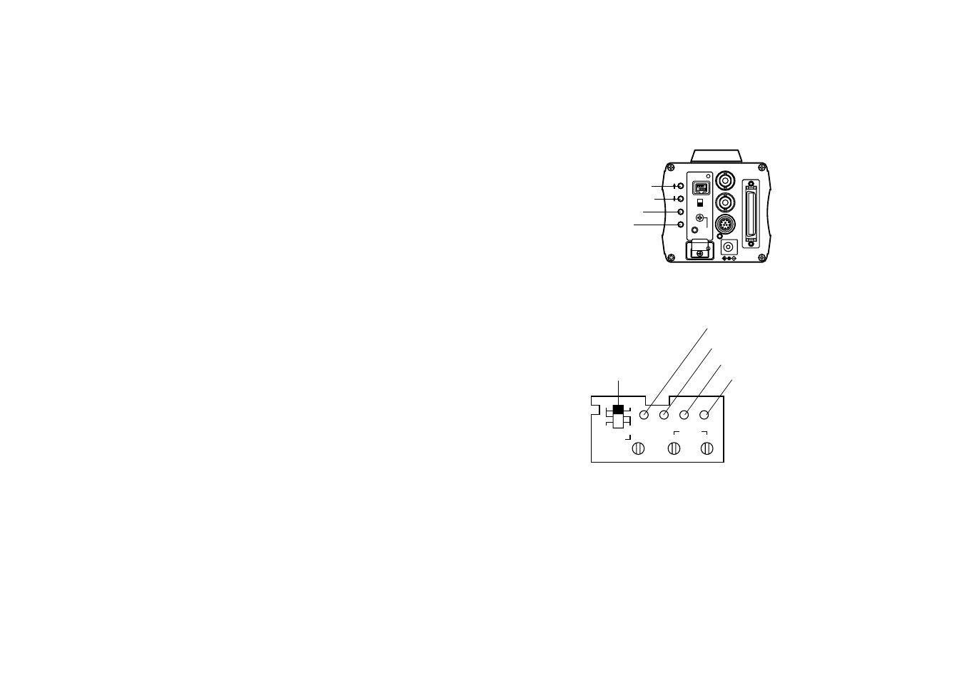 Menu switchi “ j, Item switch i « j no switch i | j yes switch i { j | Panasonic AW-PB301 User Manual | Page 11 / 16