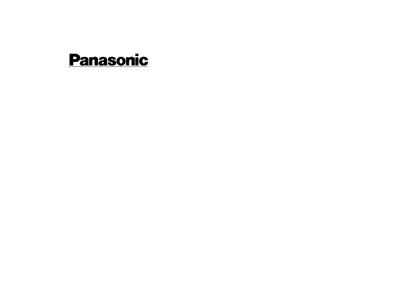 Panasonic AW-PB301 User Manual | Page 16 / 16