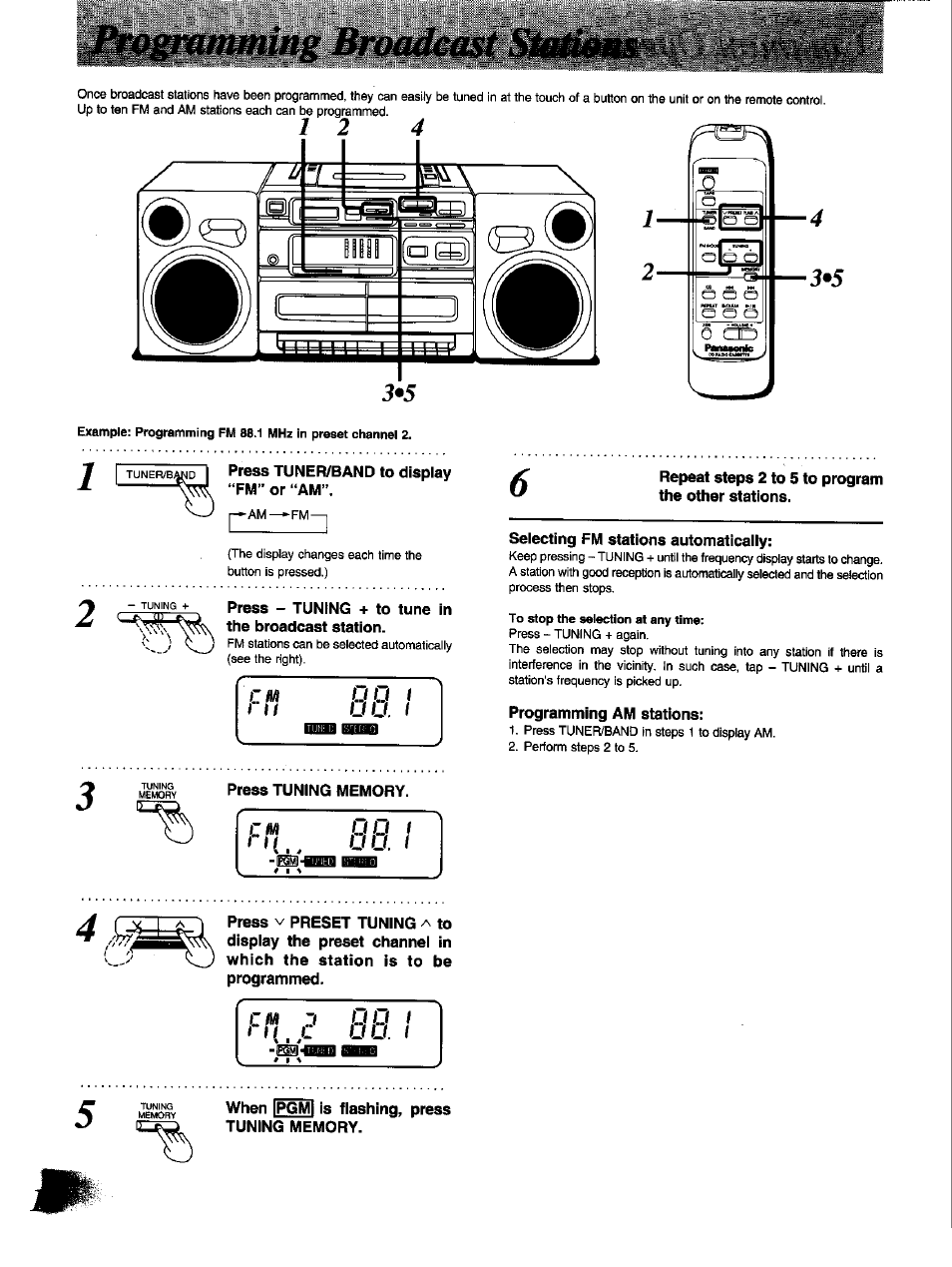 Panasonic RX-DT650 User Manual | Page 12 / 28