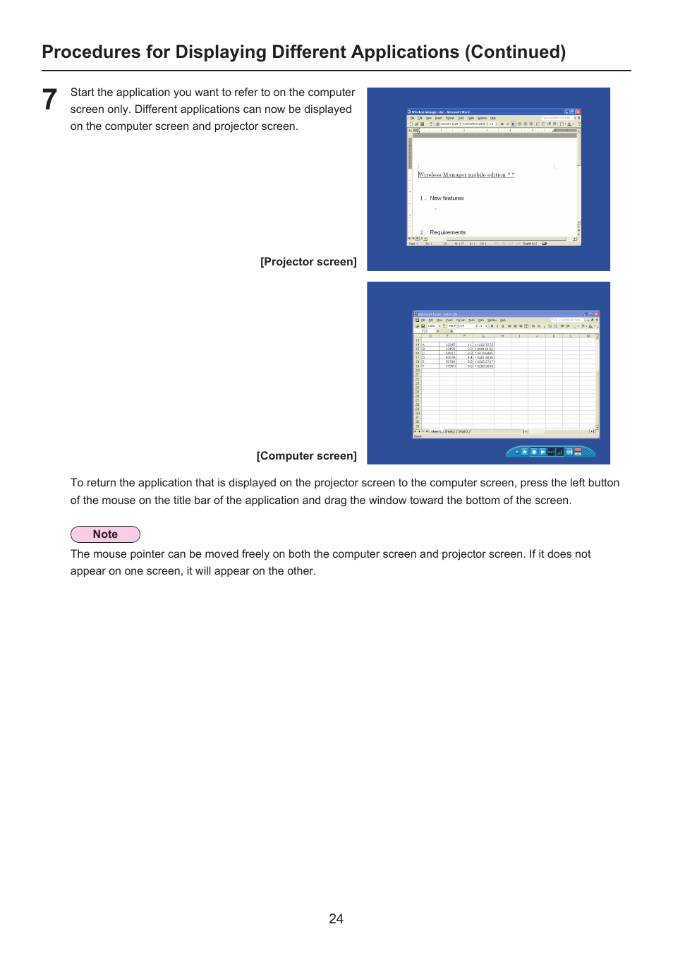 Panasonic Secondary Display Transmission Function User Manual | Page 24 / 33
