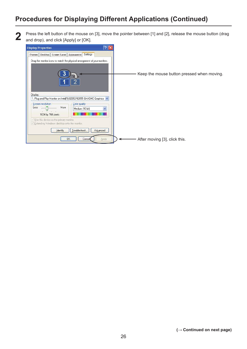 Panasonic Secondary Display Transmission Function User Manual | Page 26 / 33