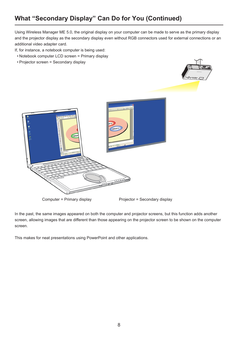 Panasonic Secondary Display Transmission Function User Manual | Page 8 / 33