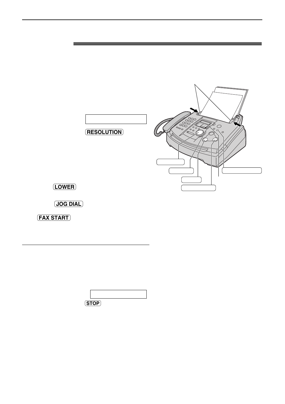 Sending faxes, Sending a fax using one-touch dial and jog dial | Panasonic KX-FLM551 User Manual | Page 30 / 80