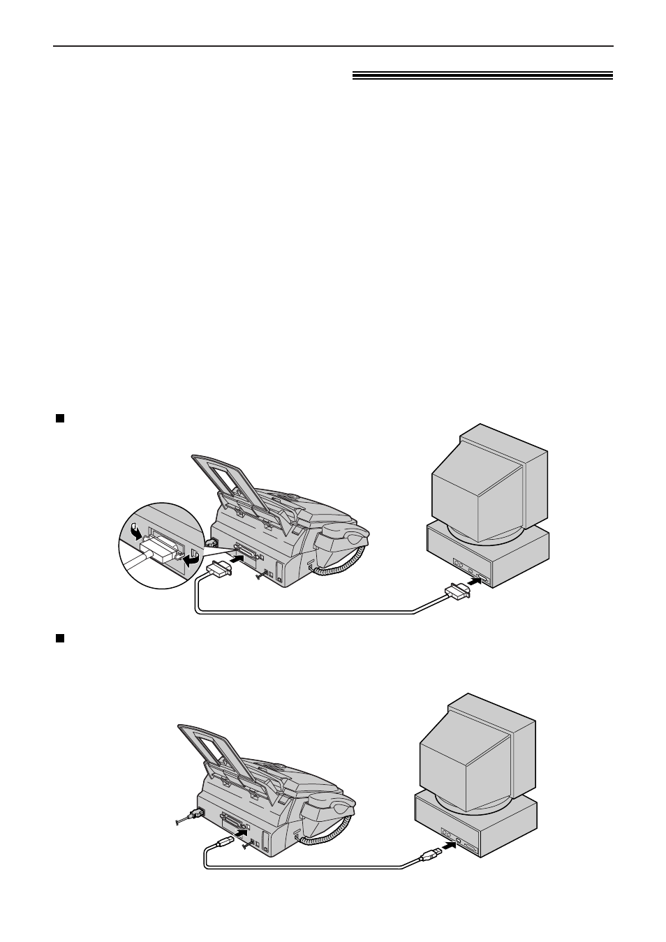 Multi-function station software, Setup (pc), Connecting to a computer | Panasonic KX-FLM551 User Manual | Page 43 / 80