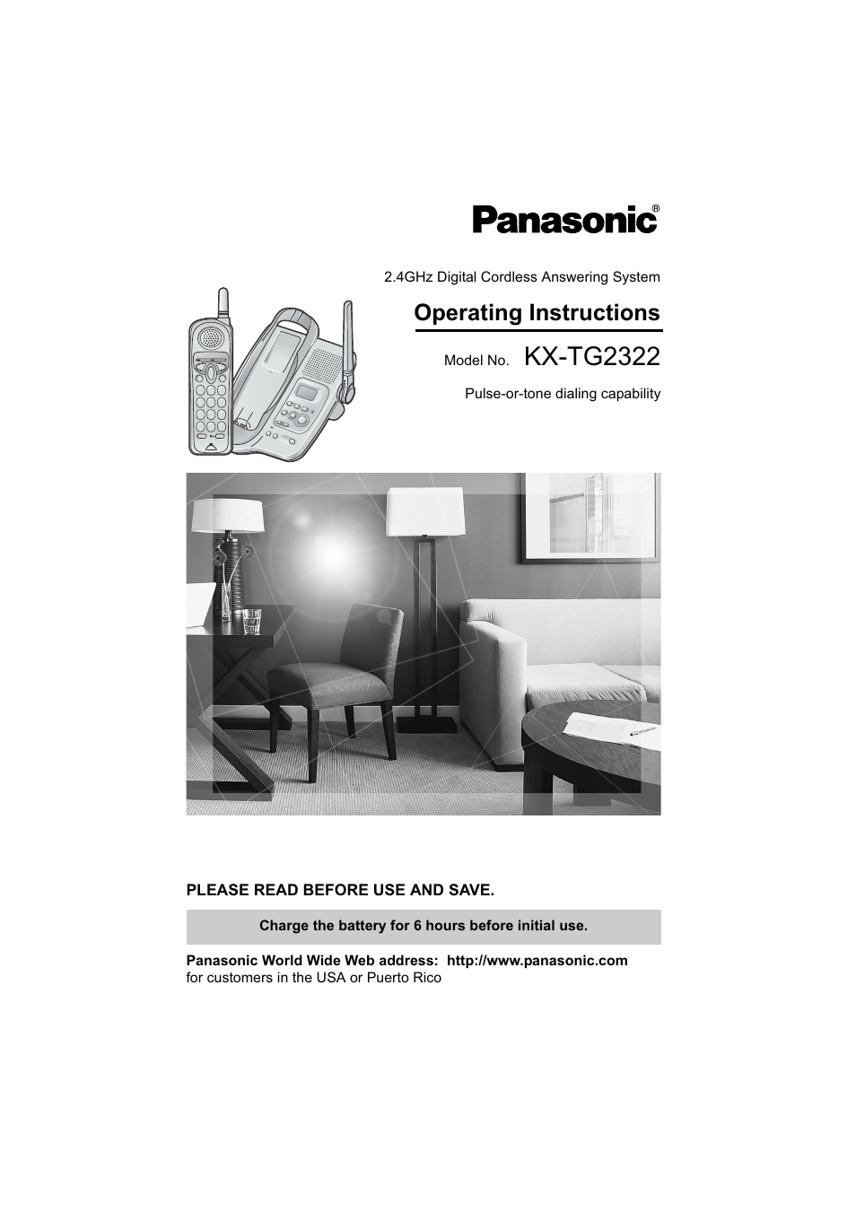 Owners manual, Kx-tg2322, Operating instructions | Panasonic Acr14CF.tmp User Manual | Page 7 / 59