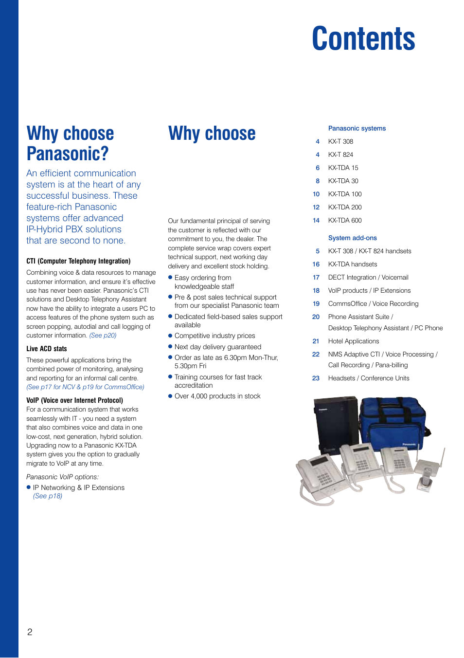 Panasonic KX-TEA User Manual | Page 2 / 24