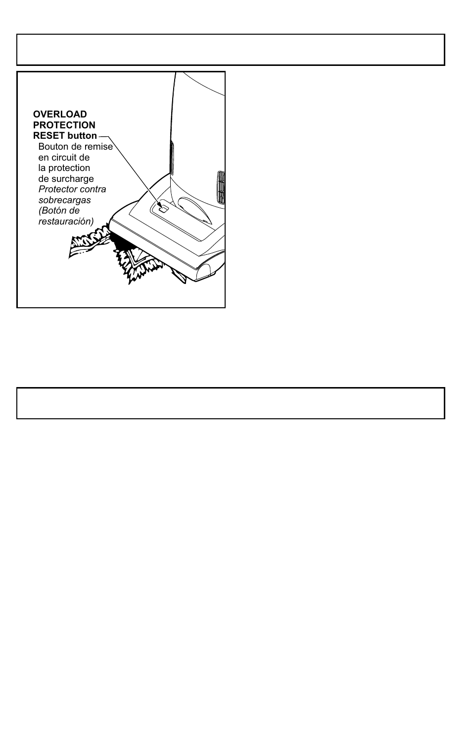 Overload protector, Thermal protector, Overload protection | Panasonic MC-UG787 User Manual | Page 20 / 56