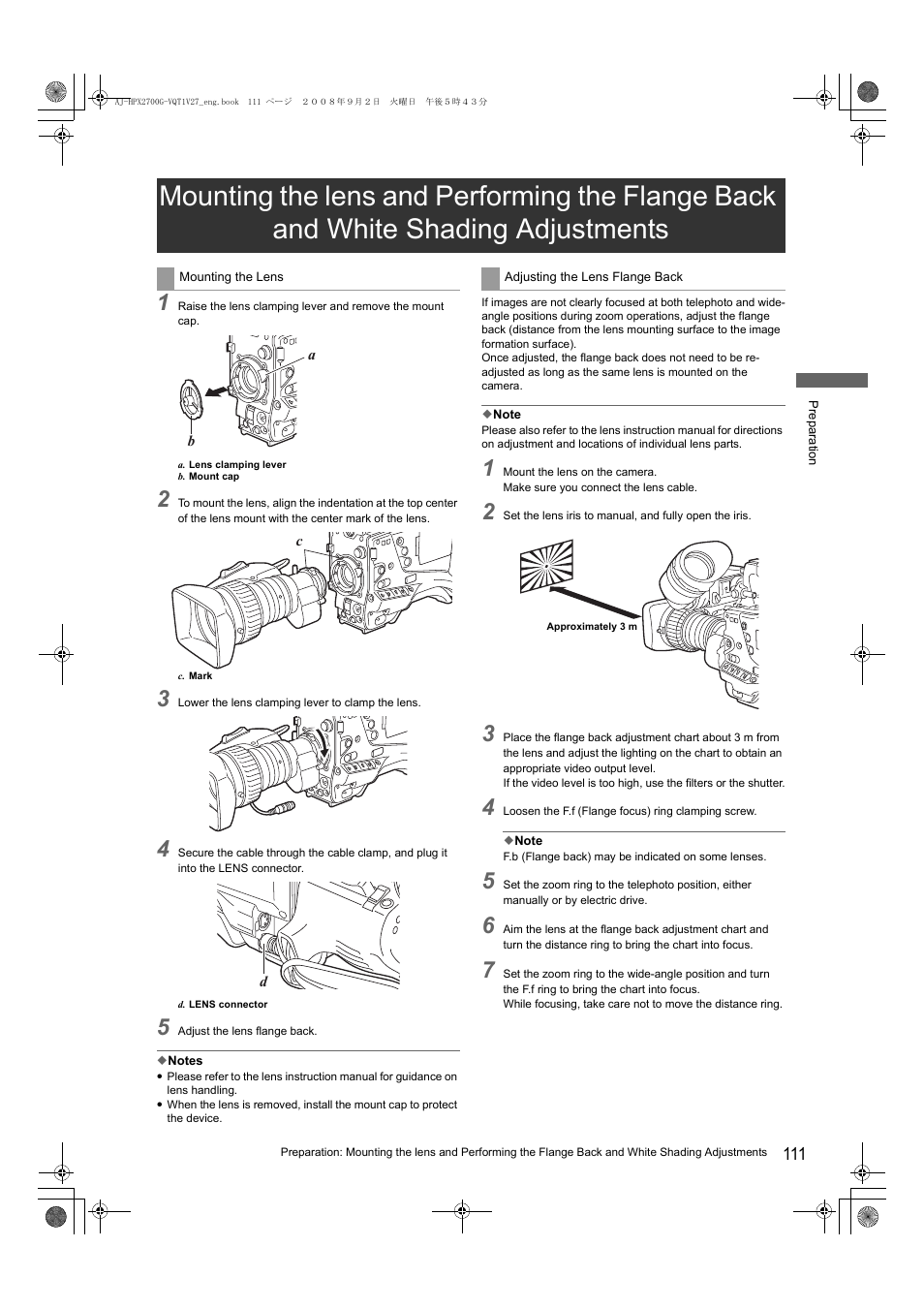 Panasonic AJ-P2C002SG User Manual | Page 111 / 206