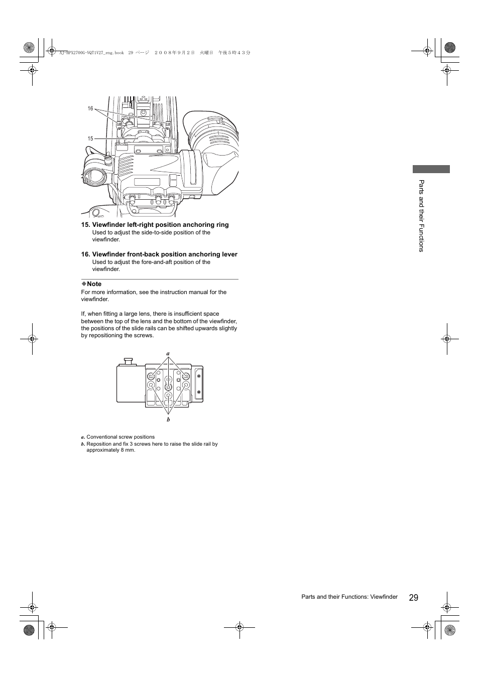 Panasonic AJ-P2C002SG User Manual | Page 29 / 206