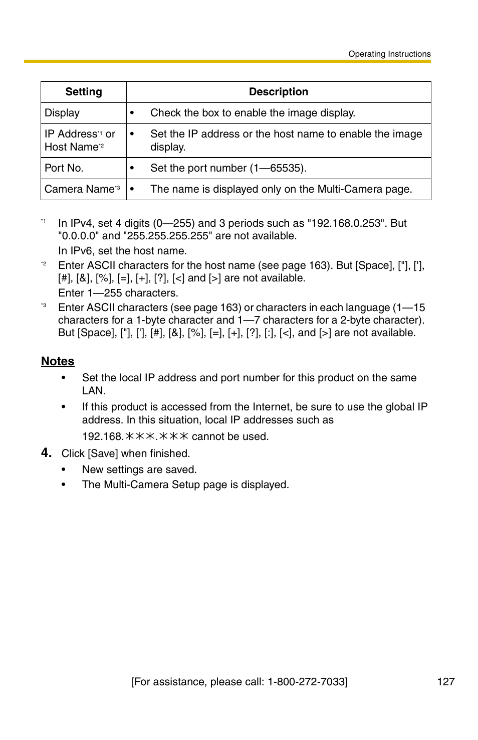 Panasonic BB-HCS301A User Manual | Page 127 / 172