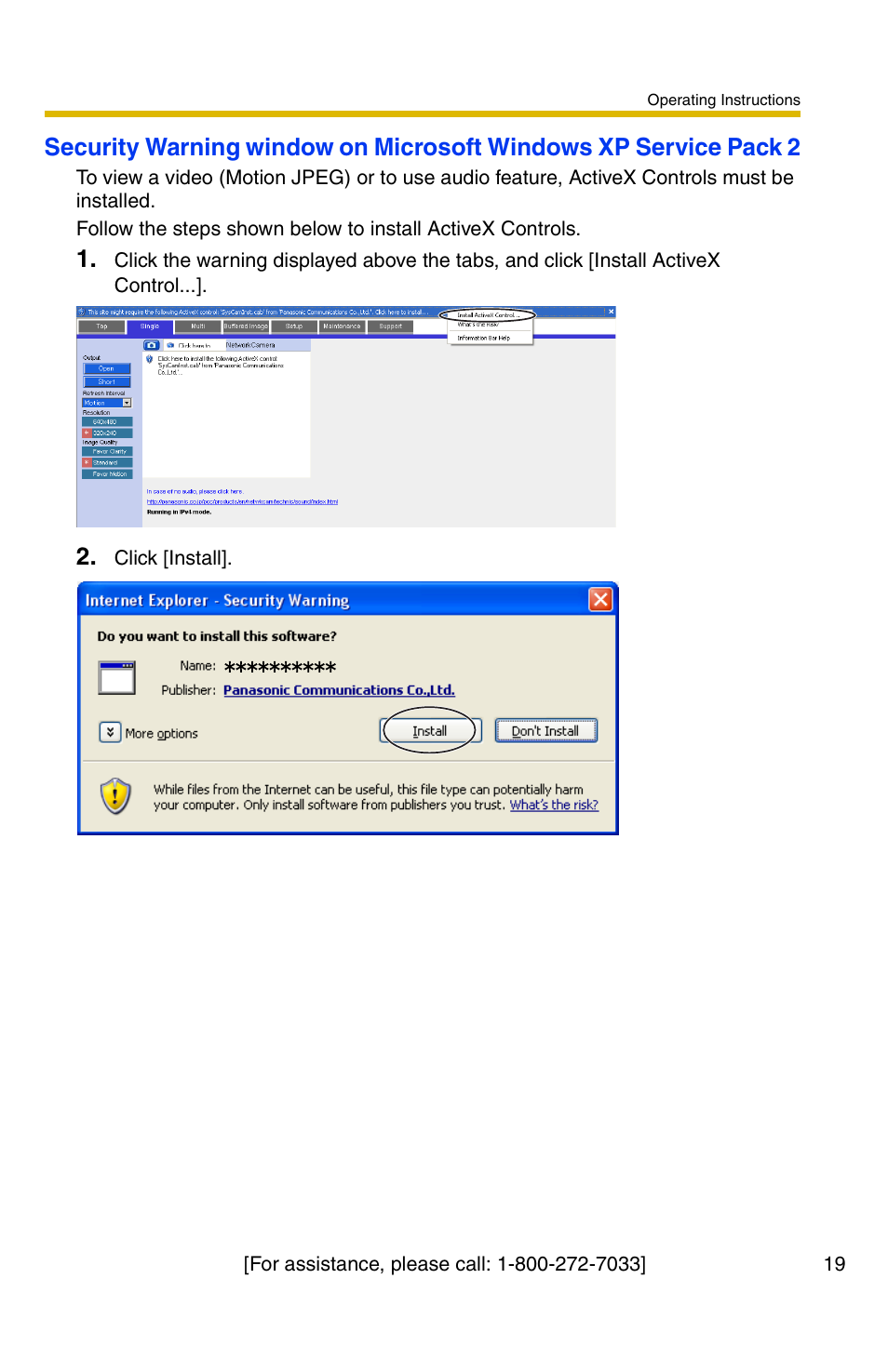 19 f | Panasonic BB-HCS301A User Manual | Page 19 / 172