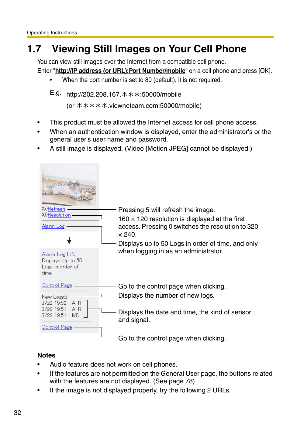 7 viewing still images on your cell phone | Panasonic BB-HCS301A User Manual | Page 32 / 172