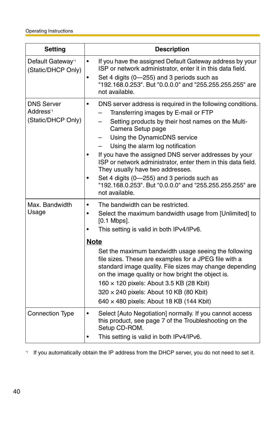 Ge 40, 40 an, E 40 | Panasonic BB-HCS301A User Manual | Page 40 / 172