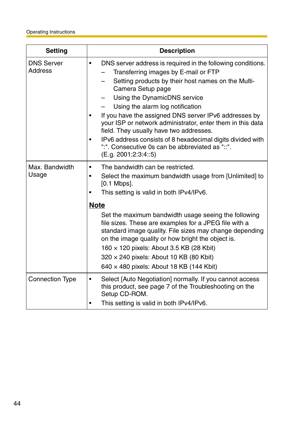 E 44 | Panasonic BB-HCS301A User Manual | Page 44 / 172