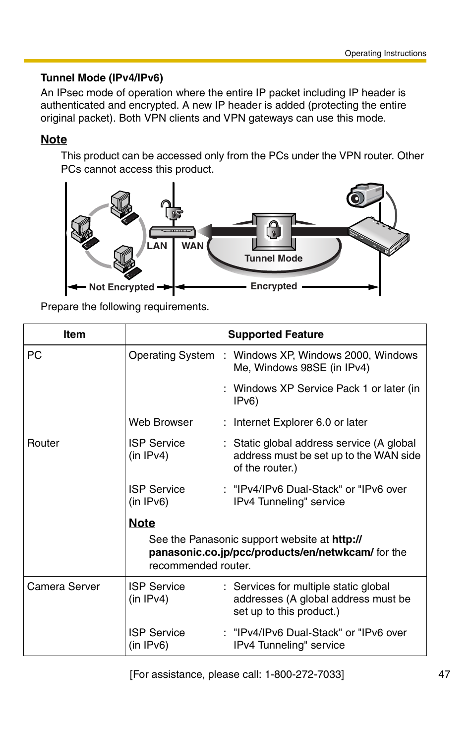 Panasonic BB-HCS301A User Manual | Page 47 / 172