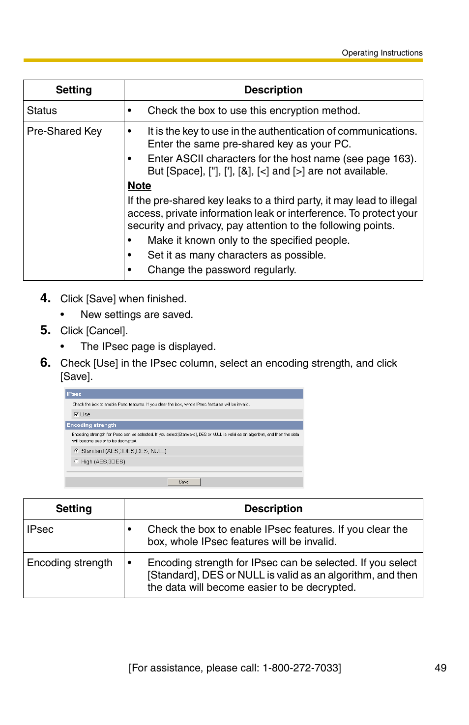 Panasonic BB-HCS301A User Manual | Page 49 / 172