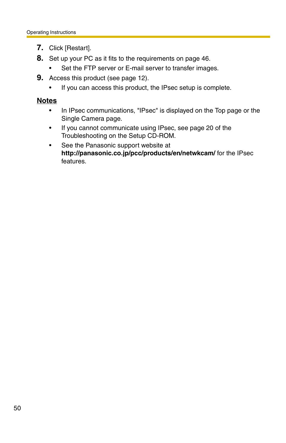 Panasonic BB-HCS301A User Manual | Page 50 / 172