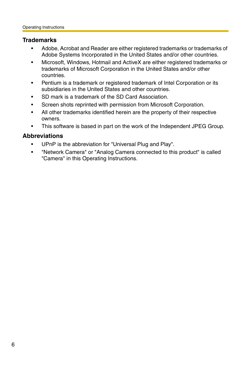 Panasonic BB-HCS301A User Manual | Page 6 / 172