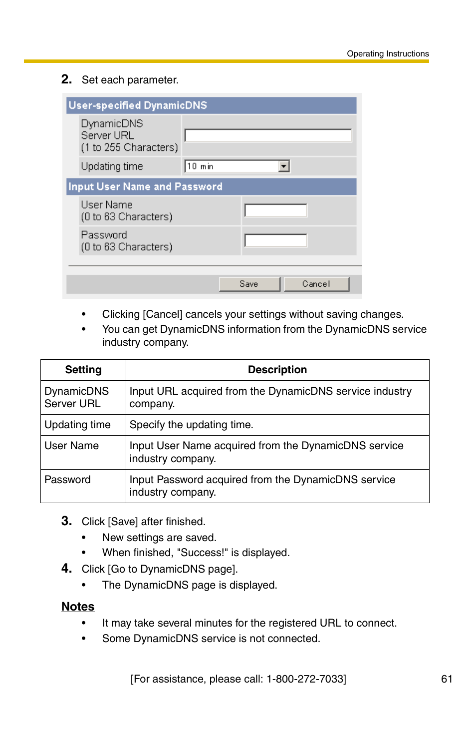 Panasonic BB-HCS301A User Manual | Page 61 / 172