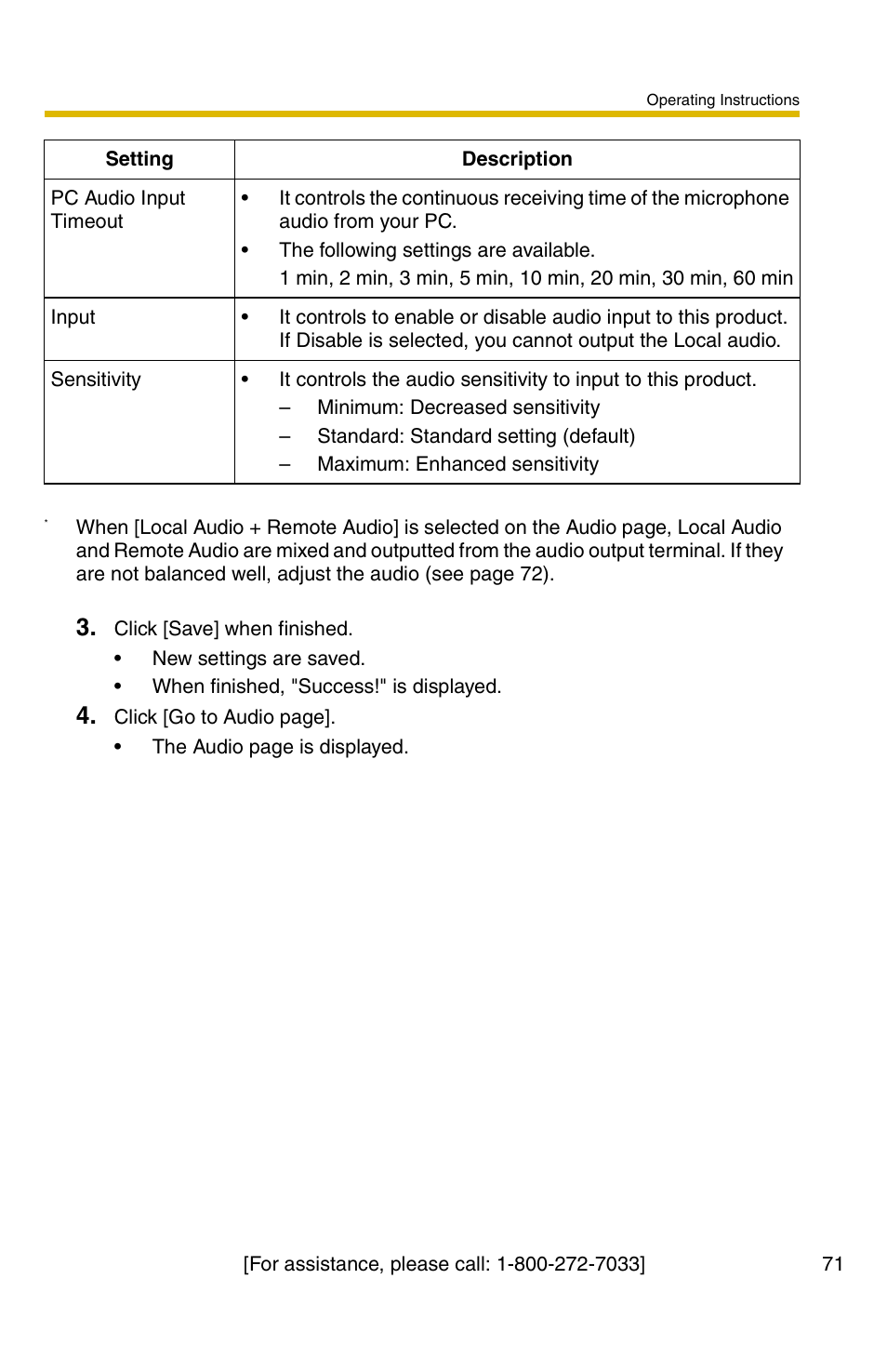 Panasonic BB-HCS301A User Manual | Page 71 / 172