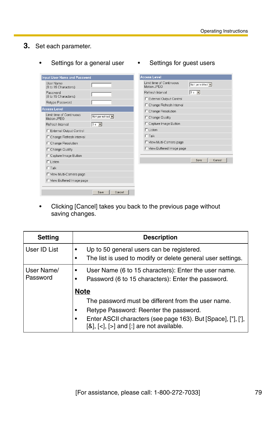 Panasonic BB-HCS301A User Manual | Page 79 / 172