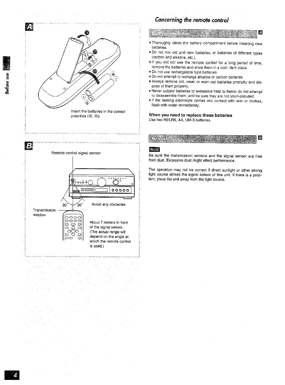 Panasonic SA-AX6 User Manual | Page 4 / 36