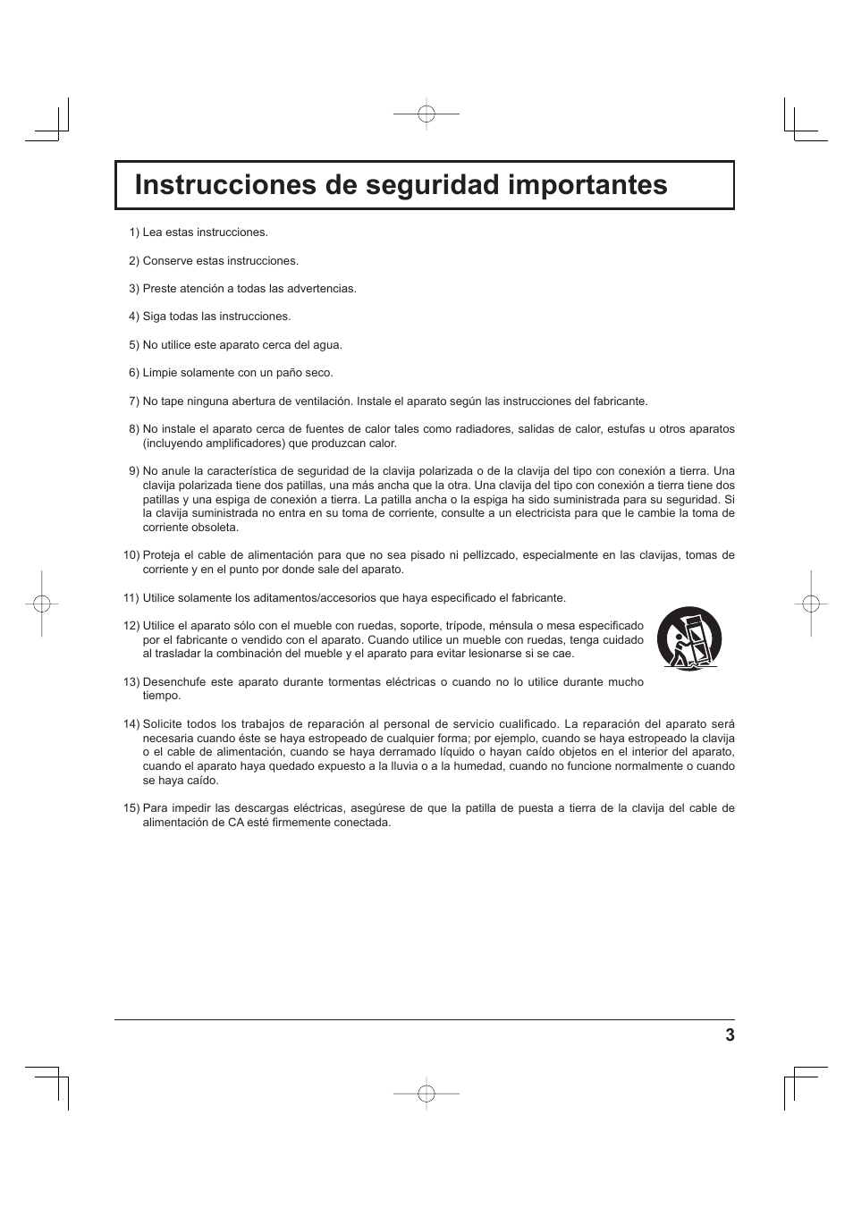 Instrucciones de seguridad importantes | Panasonic TH-37PH9UK User Manual | Page 53 / 100